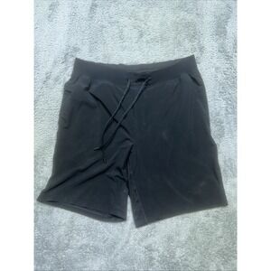 Lululemon Shorts Mens XL Black Zeroed In Linerless Active Gym M7AJBS 9.5" Inseam